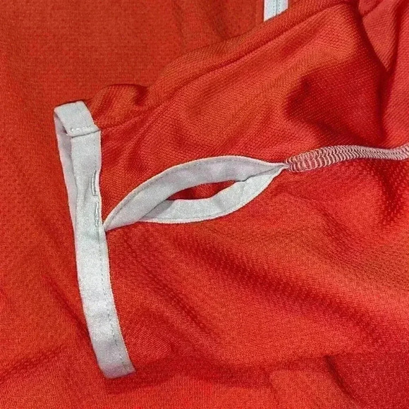 Cabela's Men's GUIDEWEAR 1/2 Zip Fishing LS Pullover M Red UPF50 Moisture‎ Wick - Picture 8 of 8